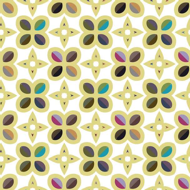 naadloos patroon met geometrische vormen - Vector, afbeelding