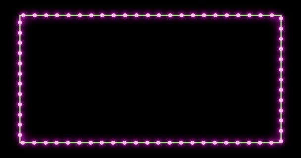 Неонова рамка світла анімація кадри дивовижний дизайн
 - Кадри, відео