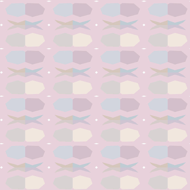 seamless pattern with geometric shapes  vector illustration - Vector, Imagen