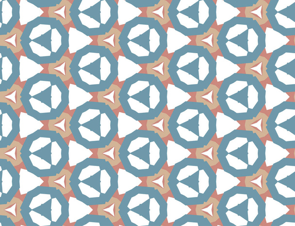 seamless pattern with geometric shapes vector illustration - ベクター画像