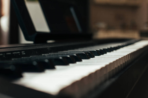 Piano keyboard musical ins.Piano keyboard - Valokuva, kuva