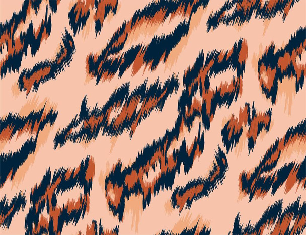 Leopard pattern. Textile seamless design. - Vector, Image