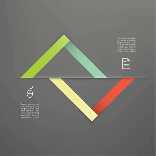 Vector abstract corporate template. Elegant abstract symbol with - Vektori, kuva