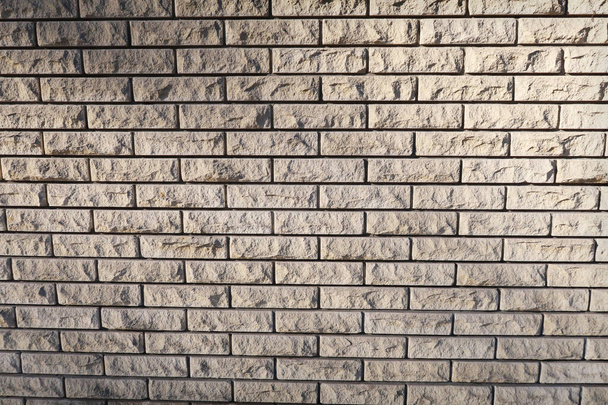 Grey stone brick wall texture background - Fotó, kép