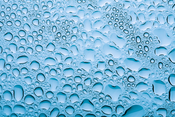 Modrá voda kapky pozadí - Fotografie, Obrázek