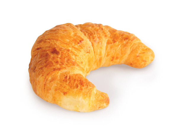 Čerstvé croissanty izolované na bílém pozadí - Fotografie, Obrázek
