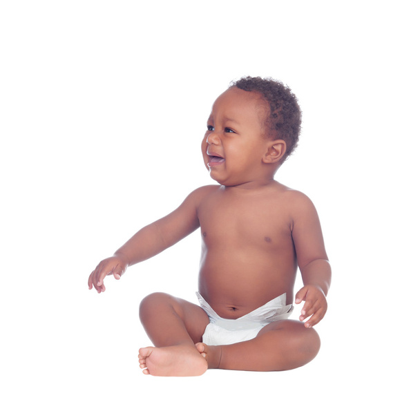 Kaunis afrikkalainen vauvan vaipat itku
 - Valokuva, kuva