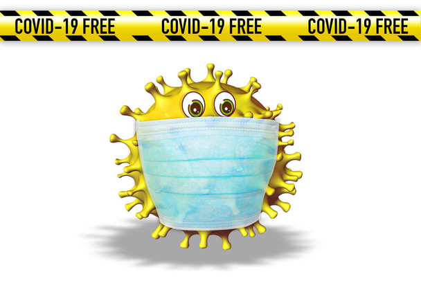 Covid 19 gratis en bescherming - Foto, afbeelding