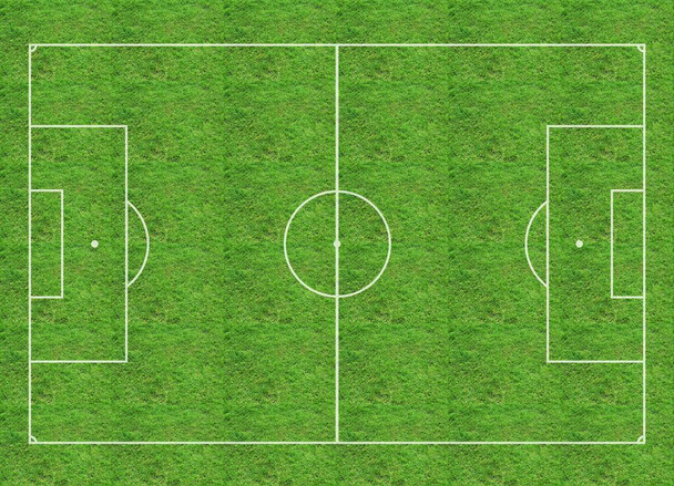 Футбольне поле (як футбольне поле або футбольне поле) з натуральної трави дерну
 - Фото, зображення