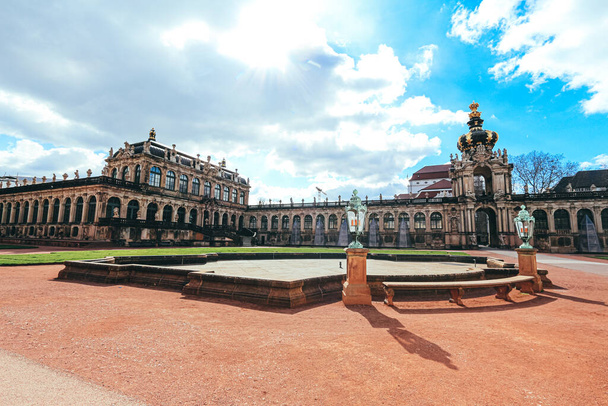 Dresden is a beautiful city in the east of Germany with impressive buildings in the Baroque style - Fotoğraf, Görsel