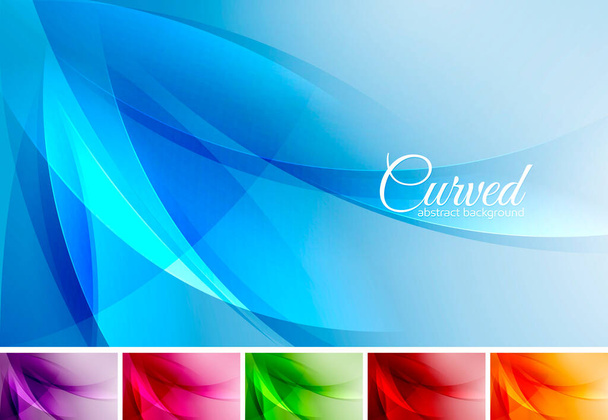 Curve vector abstract background series. Applicable for web background, design element ,wall poster, landing page, wall paper, and social media element - Vector, Image
