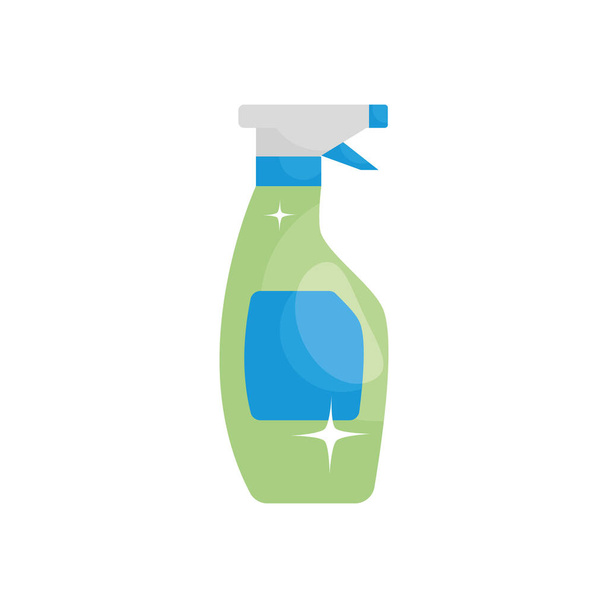 disinfectant spray bottle icon, flat style - Vector, Image