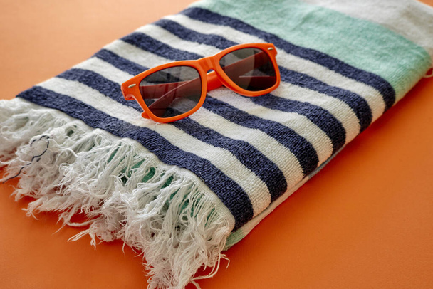 Studiová fotka plážového ručníku - Fotografie, Obrázek