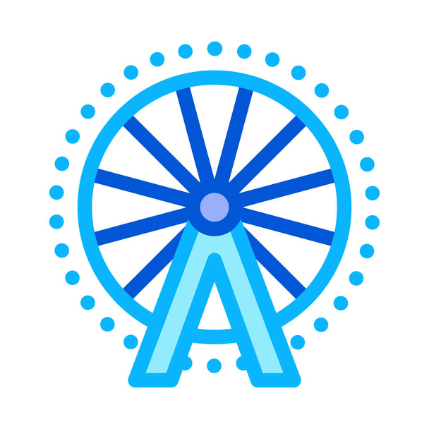 icona della ruota panoramica illustrazione del profilo vettoriale
 - Vettoriali, immagini