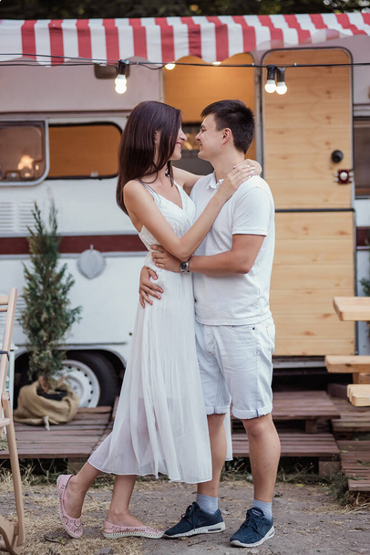 The honeymoon of a beautiful young couple. - Foto, Bild