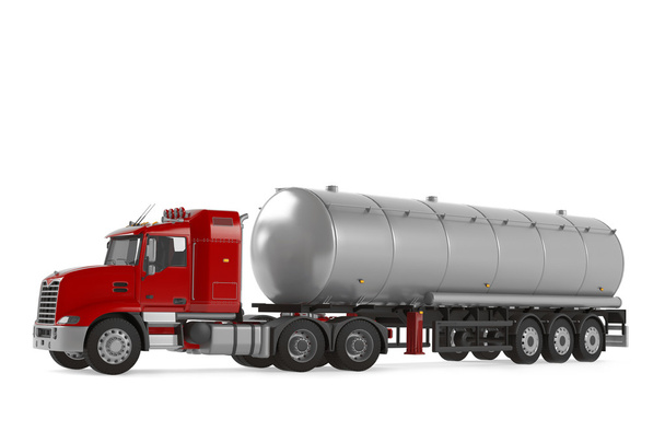 Паливно газовий танкер ізольований
 - Фото, зображення