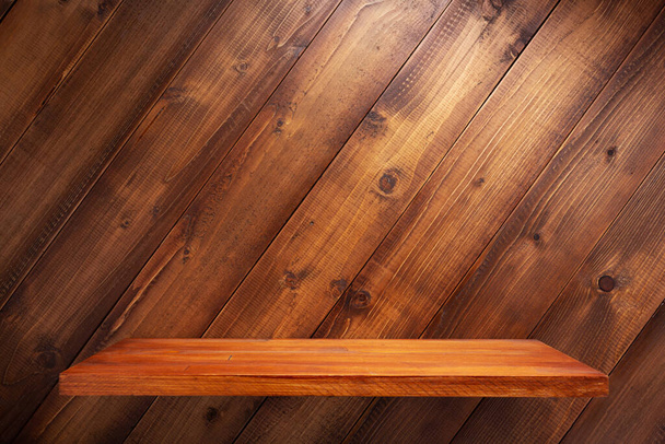 prateleira de madeira na prancha fundo superfície textura
 - Foto, Imagem