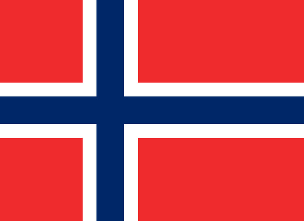 Flaga Norwegii - Zdjęcie, obraz