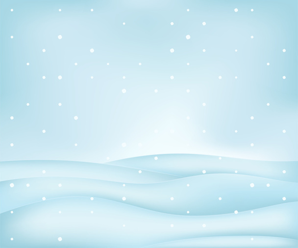 gratis winter landschap gewone scène bij sneeuwval vector kalm - Vector, afbeelding