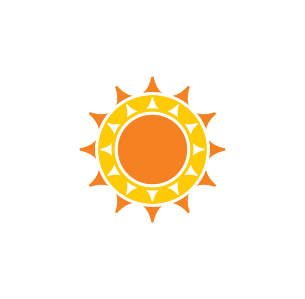 Sun related icon on background for graphic and web design. Creative illustration concept symbol for web or mobile app. - Vector, Image