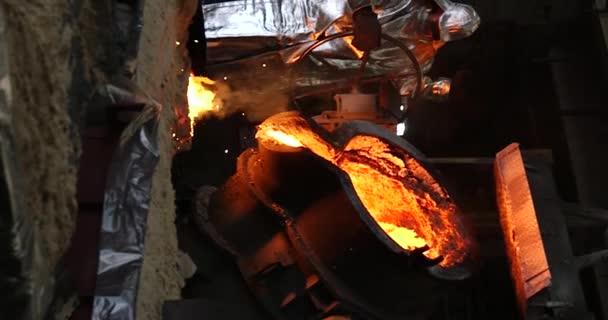Producción de acero en el horno metalúrgico
. - Metraje, vídeo