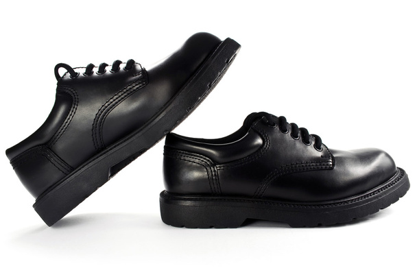 Black men's leather shoes. - Photo, Image