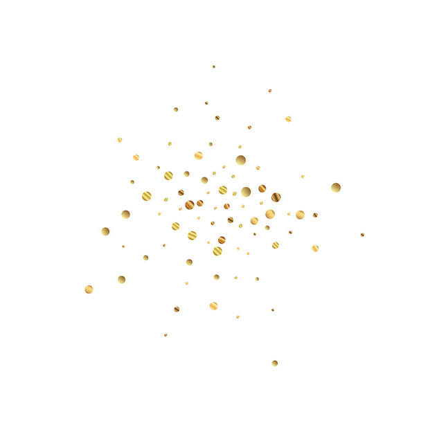 Sparse confeti de oro de lujo confeti espumoso. Sc - Vector, Imagen
