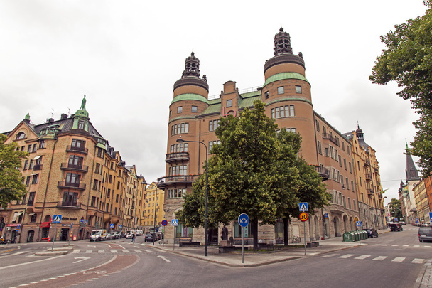 Stockholm, Sweden. A typical urban view - Fotoğraf, Görsel