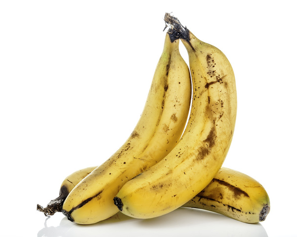 Банани на білому тлі
 - Фото, зображення