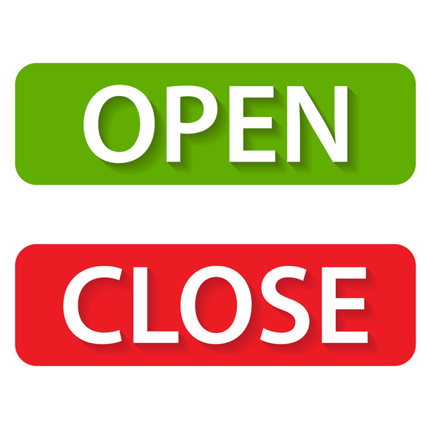 Open and close icons - Vettoriali, immagini