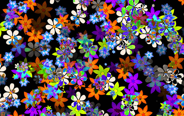 decorative floral flower background - Photo, Image