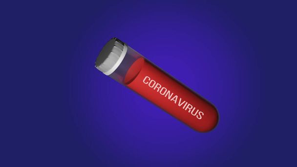 covid - 19 Coronavirus sarc-cov-2 Infektion Pandemie Impfvirus Epidemie Labor Medizin Reagenzglas - Foto, Bild