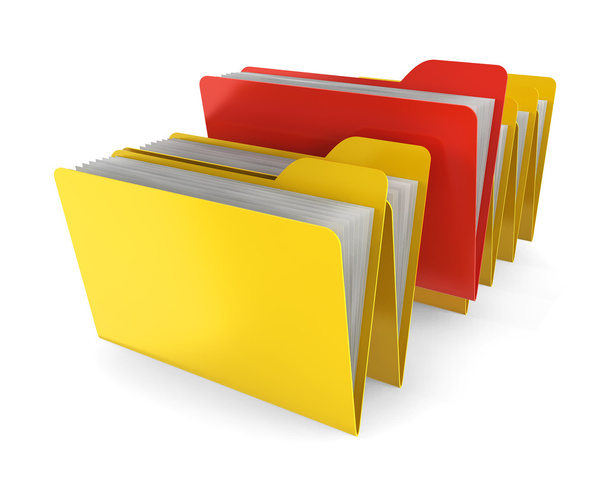 Red folder - Фото, изображение
