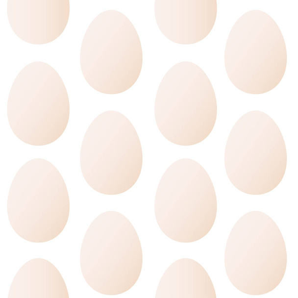 Nahtloses Muster in trendigen Farben zu Ostern mit Eiern - Vektor, Bild
