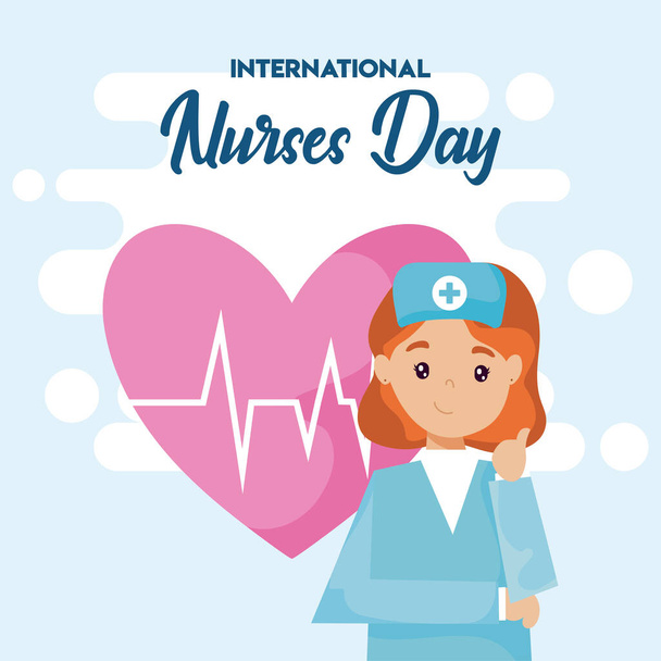 poster della giornata internazionale dell'infermiera
 - Vettoriali, immagini