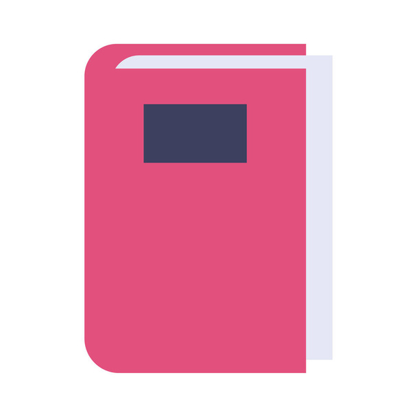 text book flat style icon - Vector, imagen