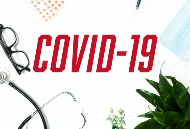 Concepto de salud. Brote de Cononavirus COVID-19
 - Foto, imagen