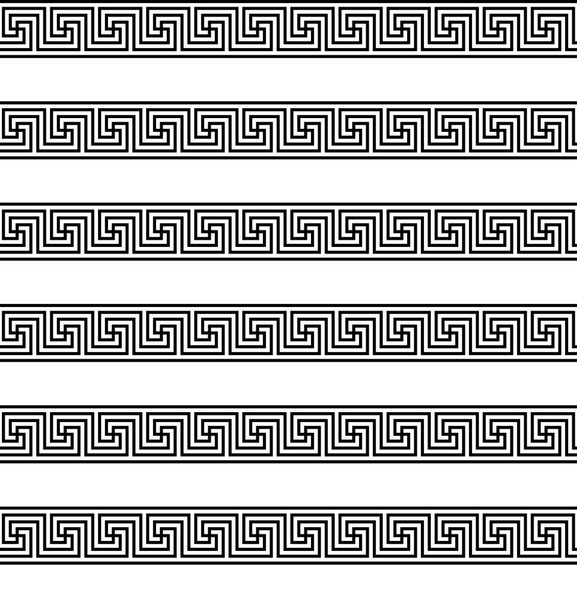 Griechischer Schlüssel nahtlose Muster oder Textur. Vektor - Vektor, Bild