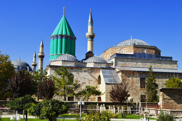 Mevlana музей в Конья Центральної Анатолії, Туреччина. - Фото, зображення