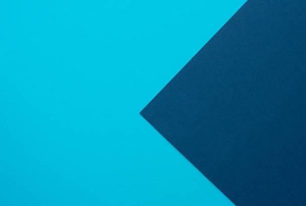 Blue color paper texture or background - Foto, Imagen