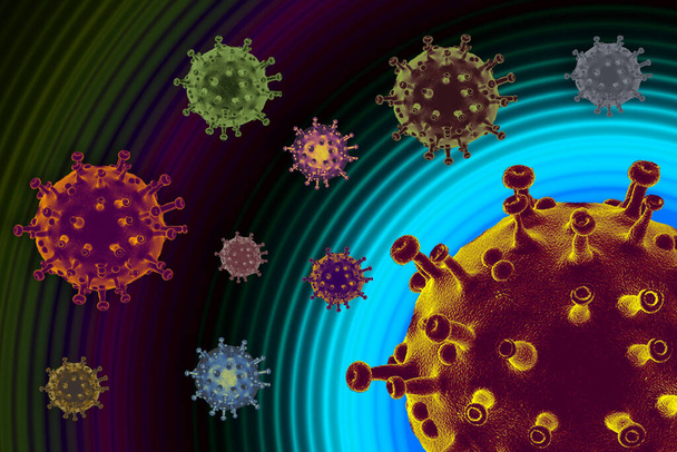 Állítsa le a COVID-19 Corona vírus globális járványkitörését - Fotó, kép