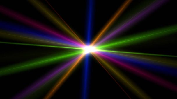 illustration abstraite de faisceau laser flash à éclat d'étoile - Photo, image