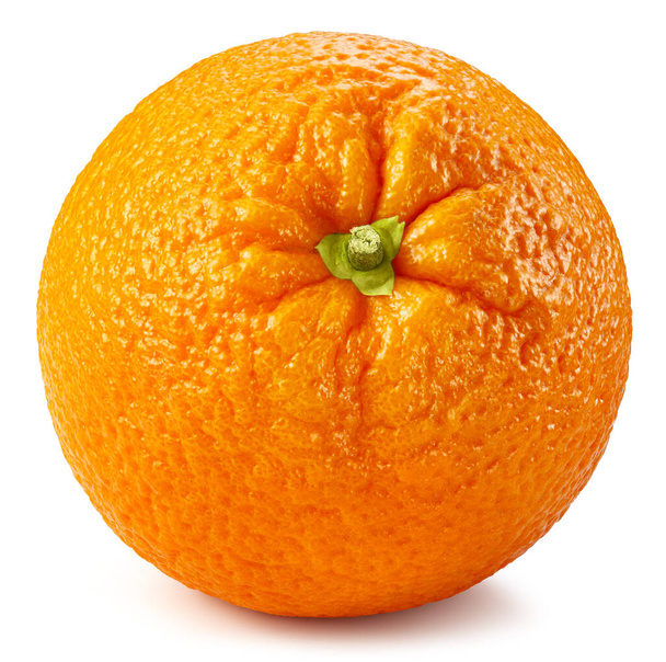 Orange isolated on white background. Orange Clipping Path. Orange fruits - Fotoğraf, Görsel