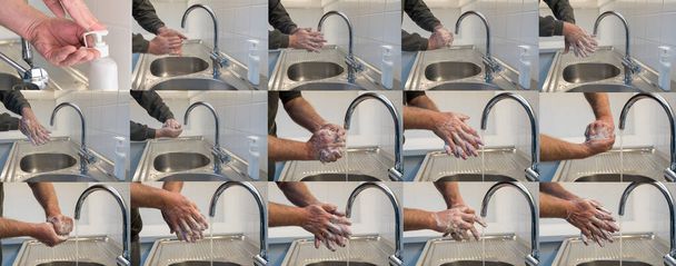 En estos tiempos de corona lo mejor es lavarse las manos muy bien y regularmente
 - Foto, Imagen