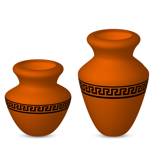 griechische Vase - Vektor, Bild