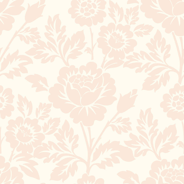 Vector flower seamless pattern element. Elegant texture for backgrounds. Classical luxury old fashioned floral ornament, seamless texture for wallpapers, textile, wrapping. - Vektör, Görsel