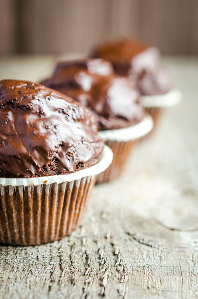 Chocolate muffins - Photo, Image