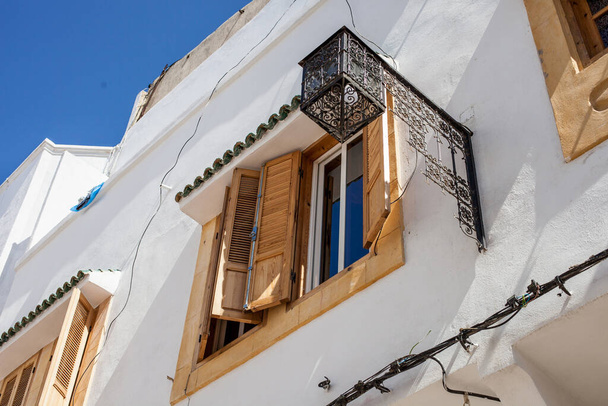 authentic doors and Windows of Moroccan facades - Photo, Image