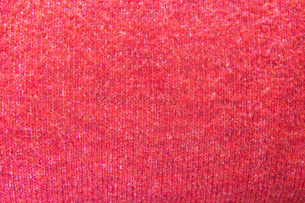 Streszczenie czerwony dzianiny tło tekstury. Układy płaskie - Zdjęcie, obraz