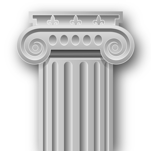 Ionic column - Vektor, kép